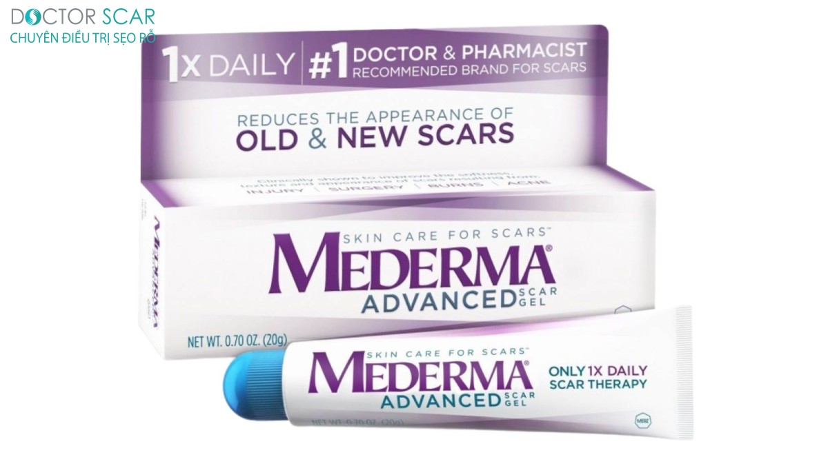 Kem trị sẹo Mederma Advanced Scar Gel của Mỹ